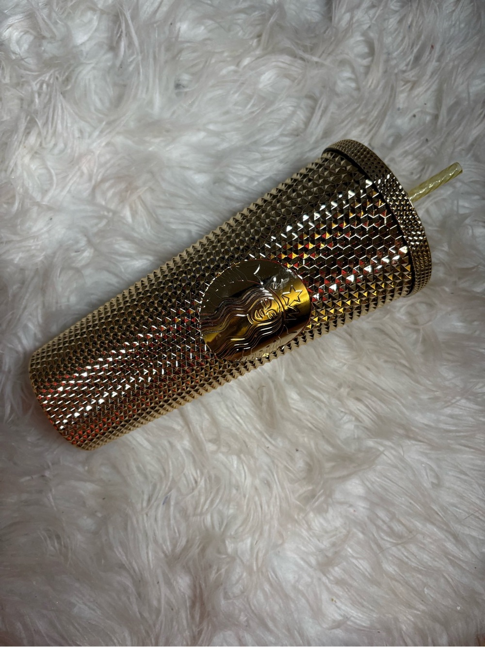 Starbucks Gold Studded Tumbler Cup